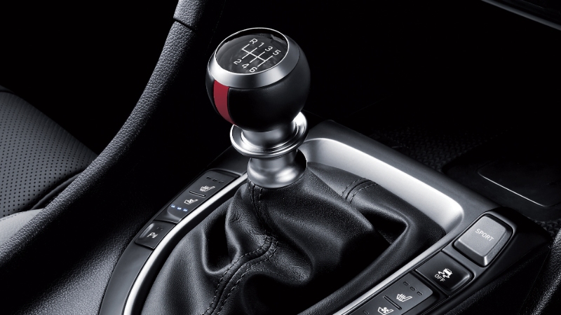 Sports gear knob.