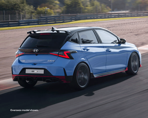 Performance-inspired luxury interior.