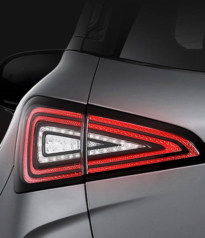 Rear combination lights.