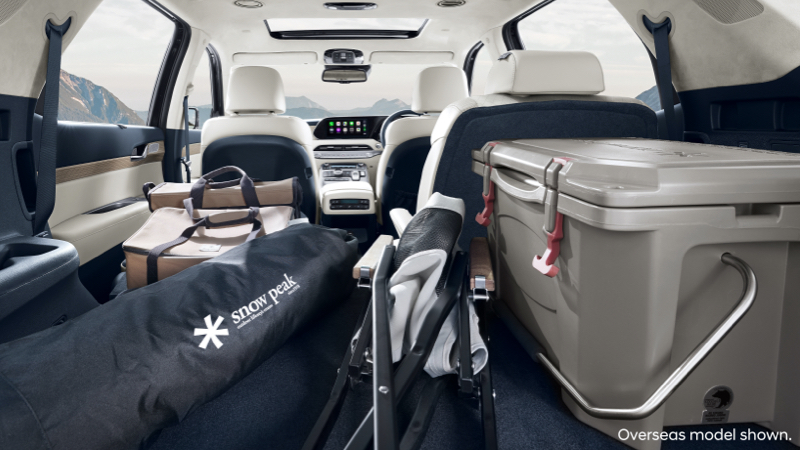 Storage front-to-back.